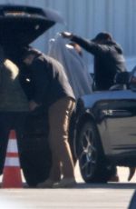 KYLIE and KRIS JENNER Arrives in Los Angeles 01/03/2022