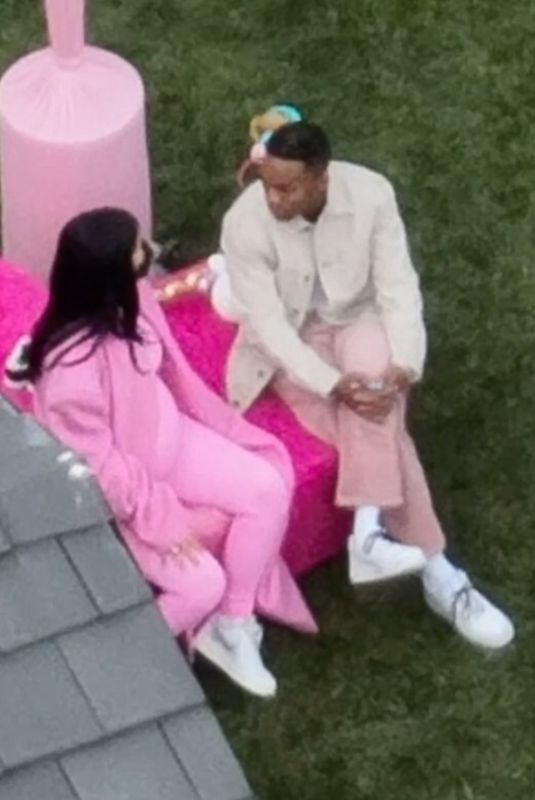 KYLIE JENNER Hosts 4th Birthday Party for Niece Chicago West in Los Angeles 01/15/2022