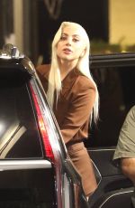 LADY GAGA Arrives at Jimmy Kimmel Live! in Hollywood 01/24/2022