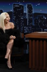 LADY GAGA at Jimmy Kimmel Live 01/24/2022
