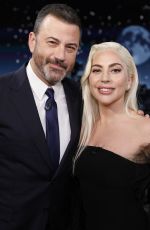 LADY GAGA at Jimmy Kimmel Live 01/24/2022