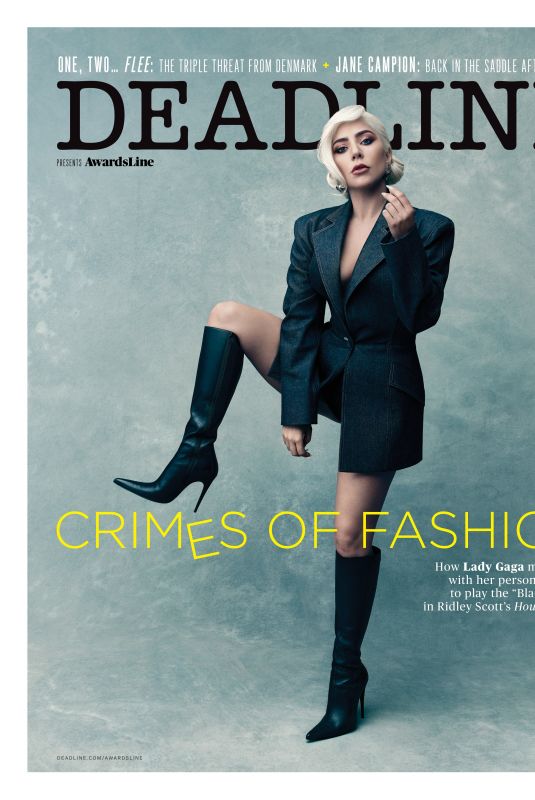 LADY GAGA in Deadline Magazine, January 2022