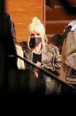 LADY GAGA out for Dinner with Friends at Nobu in Malibu 01/30/2022
