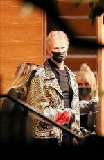 LADY GAGA out for Dinner with Friends at Nobu in Malibu 01/30/2022