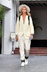 LADY VICTORIA HERVEY Leaves Chateau Marmont in Los Angeles 01/18/2022