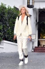LADY VICTORIA HERVEY Leaves Chateau Marmont in Los Angeles 01/18/2022