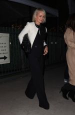 LAETICIA HALLYDAY Out for Dinner at Giorgio Baldi in Santa Monica 01/21/2022