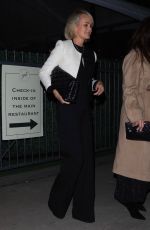 LAETICIA HALLYDAY Out for Dinner at Giorgio Baldi in Santa Monica 01/21/2022