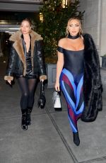 LARSA PIPPEN and ERIKA COSTELL Out for Dinner in New York 01/25/2022