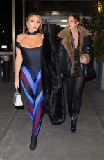 LARSA PIPPEN and ERIKA COSTELL Out for Dinner in New York 01/25/2022