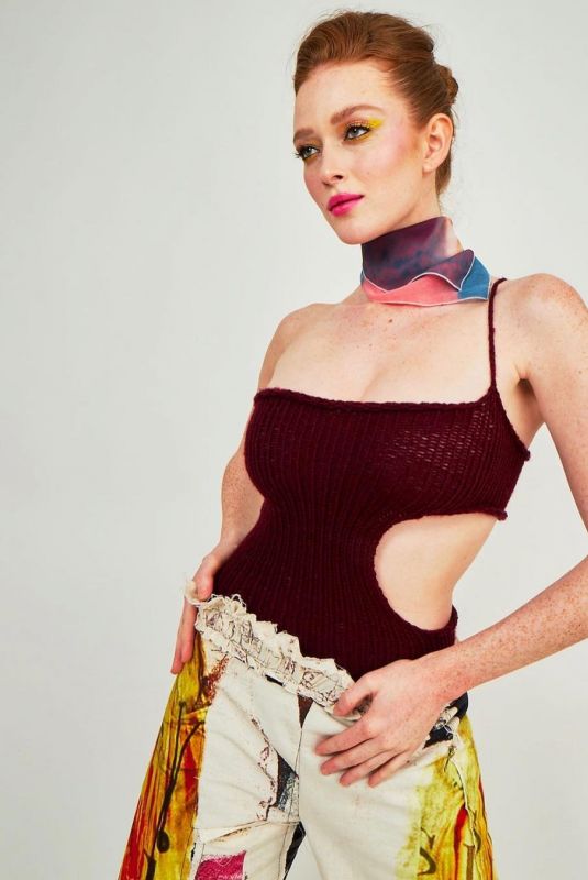 LARSEN THOMPSON at a Photoshoot, January 2022