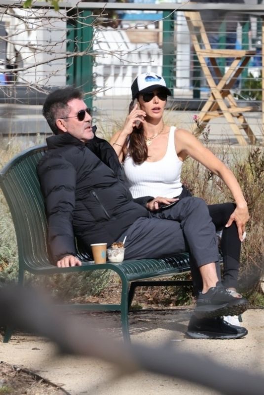 LAUREN SILVERMAN and Simon Cowell Out for Coffee and Ice Cream in Malibu 01/12/2022