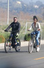 LAUREN SILVERMAN and Simon Cowell Riding Bikes Out in Malibu 01/06/2022