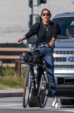 LAUREN SILVERMAN and TERRI SEYMOUR Out on a Bike Ride in Malibu 01/09/2022