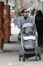 LEA MICHELE and Zandy Reich Out with Their Baby in New York 01/23/2022
