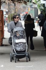 LEA MICHELE and Zandy Reich Out with Their Baby in New York 01/23/2022