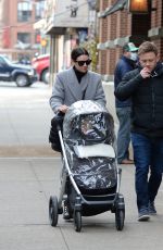 LEA MICHELE and Zandy Reich Out with Their Baby in New York 01/23/2022