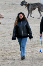 LEONA LEWIS and Dennis Jauch Out with Their Dogs in Los Angeles 01/04/2022