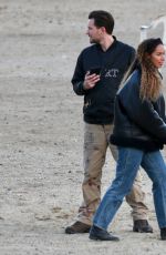 LEONA LEWIS and Dennis Jauch Out with Their Dogs in Los Angeles 01/04/2022