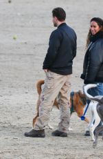 LEONA LEWIS and Dennis Jauch Out with Their Dogs in Los Angeles 01/04/2022