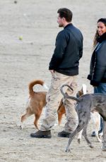 LEONA LEWIS and Dennis Jauch Out with Their Dogs in Los Angeles 01/04/2022