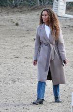 LEONA LEWIS at a Dog Park in Los Angeles 01/10/2022