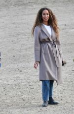 LEONA LEWIS at a Dog Park in Los Angeles 01/10/2022