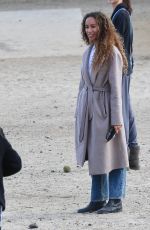 LEONA LEWIS at a Dog Park in Los Angeles 01/10/2022