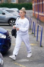 LIBERTY POOLE Leaves Dancing on Ice Training Session in London 01/05/2022