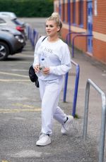 LIBERTY POOLE Leaves Dancing on Ice Training Session in London 01/05/2022