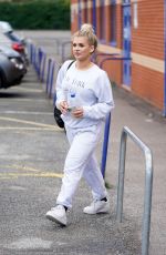 LIBERTY POOLE Leaves Dancing on Ice Training Session in London 01/05/2022