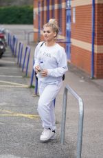 LIBERTY POOLE Leaves Dancing on Ice Training Session in London 01/05/2022
