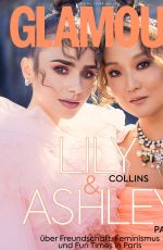 LILY COLLINS and ASHLEY PARK for Glamour Magazine, UK January 2022