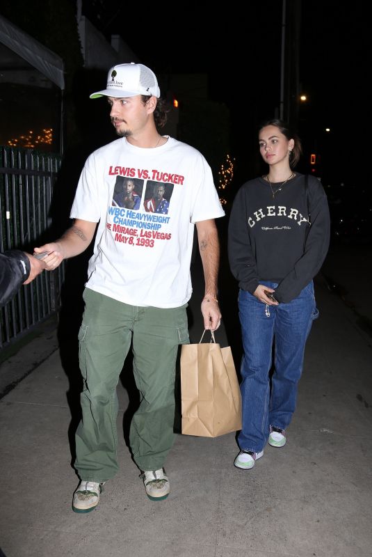 LILY EASTON Leaves Giorgio Baldi in Santa Monica 01/16/2022