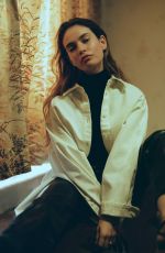 LILY JAMES for Net-a-porter, January 2022