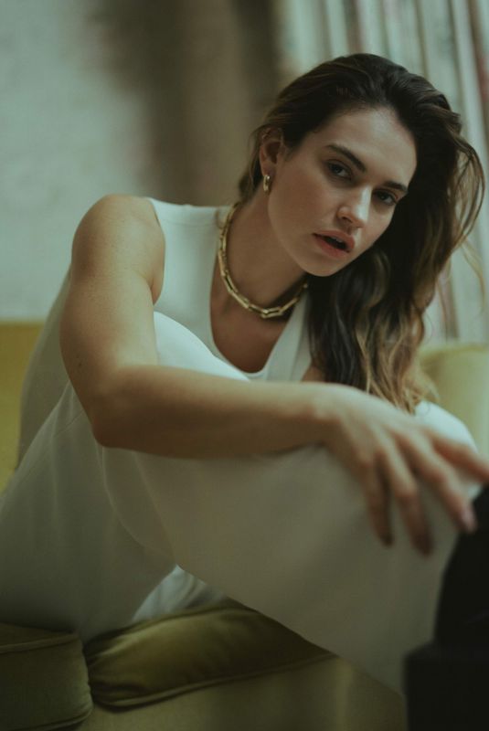 LILY JAMES for Net-a-porter, January 2022