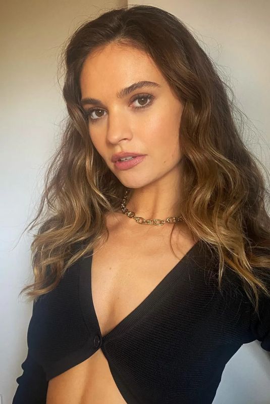 LILY JAMES for Vogue Magazine, UK January 2022