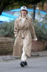 LILY JAMES Out and About in Los Angeles 01/12/2022