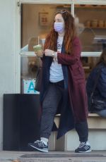 LILY KERSHAW at Maru Coffee in Los Angeles 01/23/2022