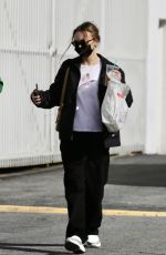LILY-ROSE DEPP Out for Iced Coffee in Los Angeles 01/16/2022