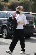 LILY-ROSE DEPP Out for Iced Coffee in Los Angeles 01/16/2022