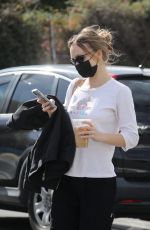 LILY-ROSE DEPP Out for Iced Coffee in Los Angeles 01/16/2022