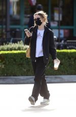 LILY-ROSE DEPP Out for Iced Coffee in Los Angeles 01/16/2022