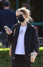 LILY-ROSE DEPP Out for Iced Coffee in Los Angeles 01/16/2022