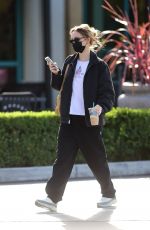 LILY-ROSE DEPP Out for Iced Coffee in Los Angeles 01/16/2022