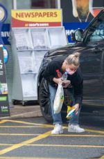 LISA ARMSTRONG at a Gas Station in London 01/04/2022