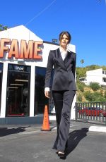 LIVIA PILLMANN at Fame News Studio on Sunset Blvd in Hollywood 01/20/2022