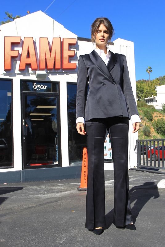 LIVIA PILLMANN at Fame News Studio on Sunset Blvd in Hollywood 01/20/2022