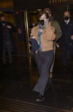 LIZZY CAPLAN Night Out in New York 01/27/2022