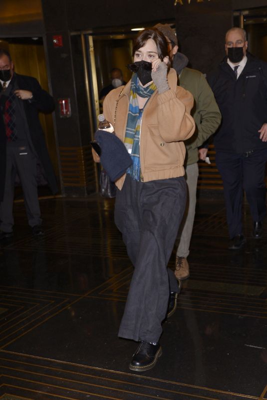 LIZZY CAPLAN Night Out in New York 01/27/2022